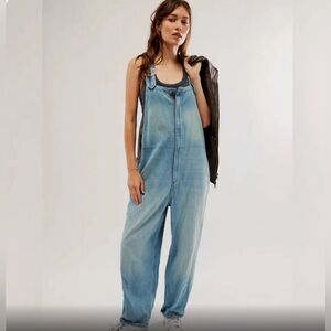 FREE PEOPLE WE THE FREE HUNTER DENIM OVERALL | LIKE NEW | SIZE XL